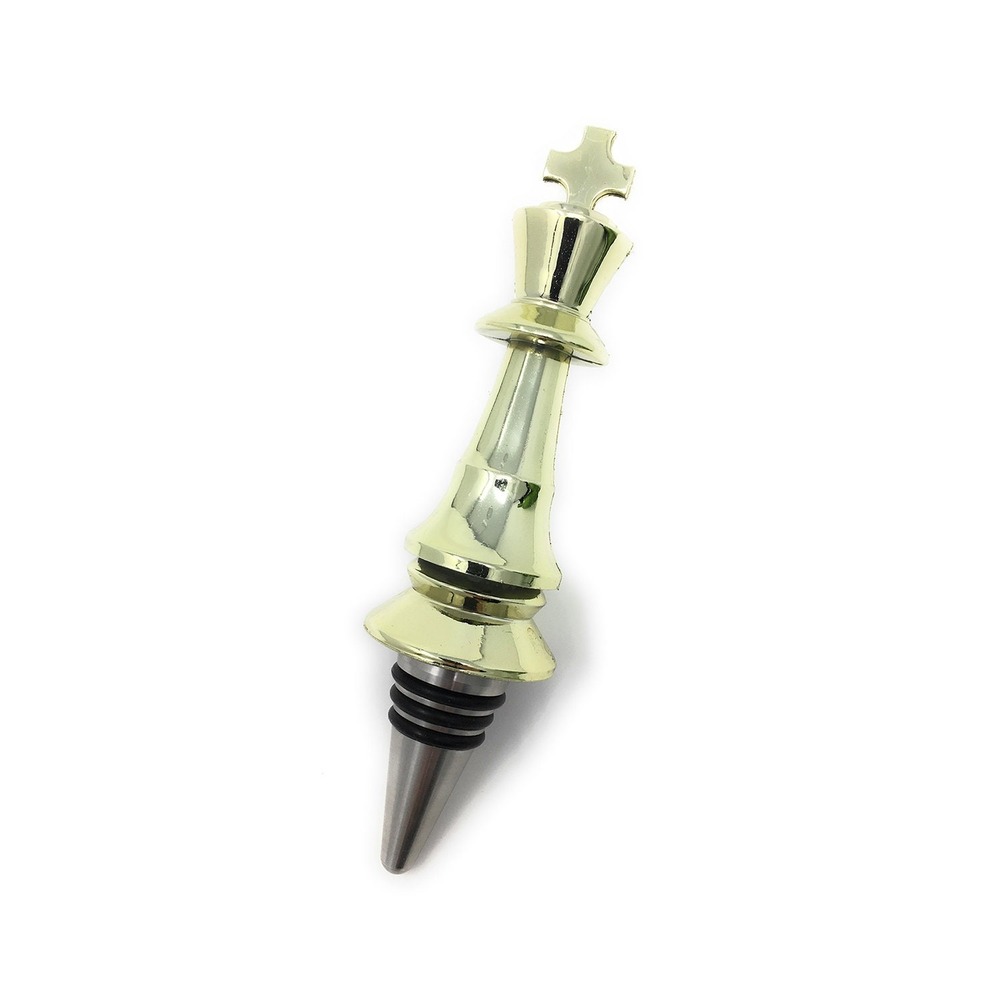 Handmade Bottle Stopper made from Repurposed Chess Trophy